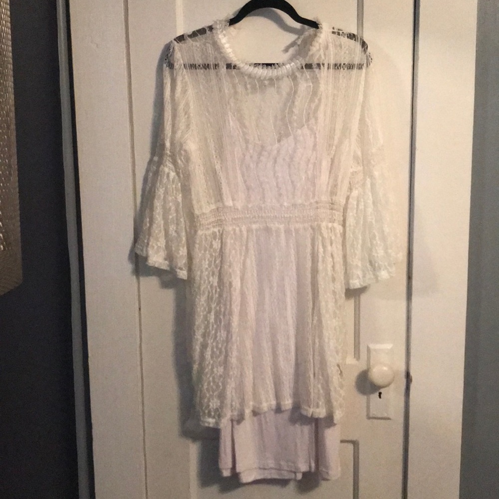 White lace Dress